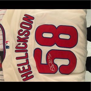 Jermey Hellickson Signed Jersey, WS champ